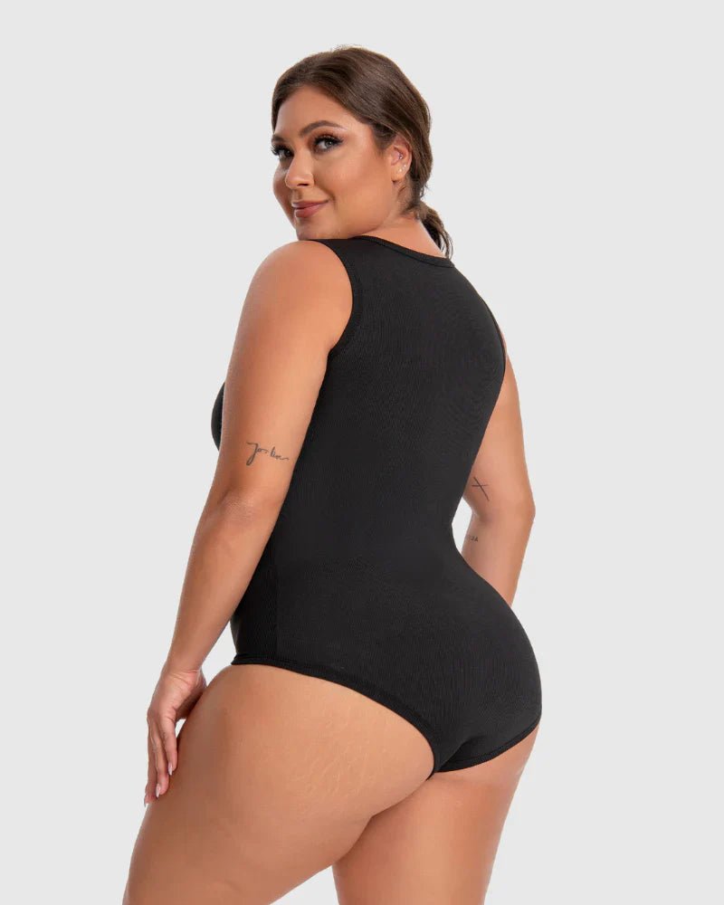Racerback Wide Straps Bodysuit - Zandorue